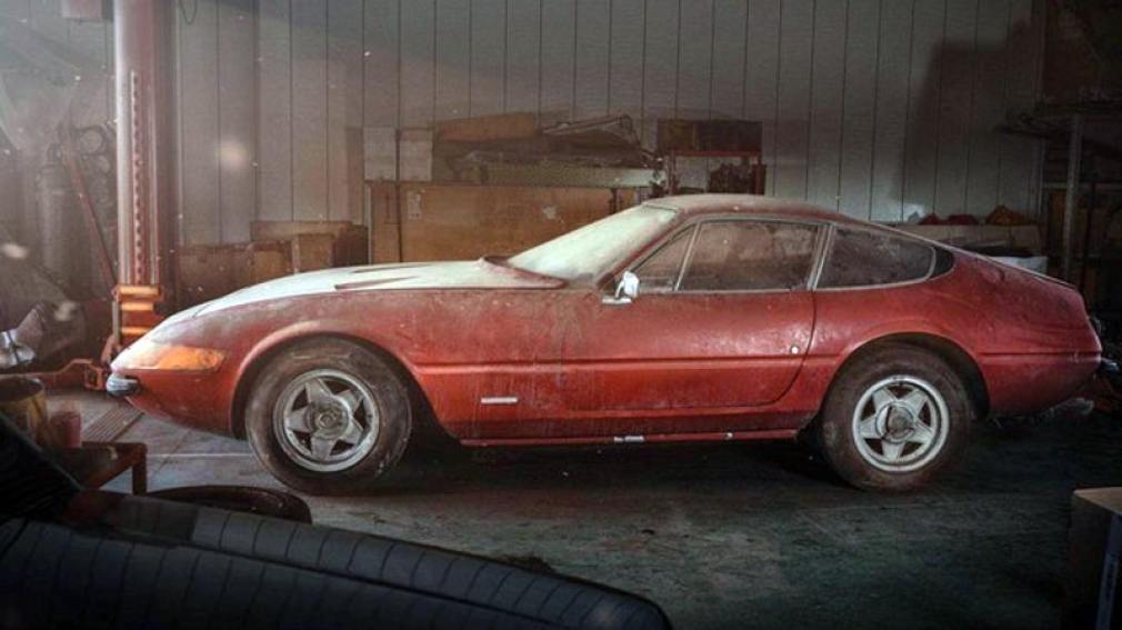 Encuentran una Ferrari única abandonada en un galpón en Japón