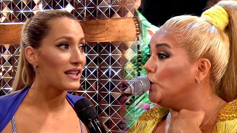 Fuerte cruce entre Gladys 'La Bomba' Tucumana y Mica Viciconte