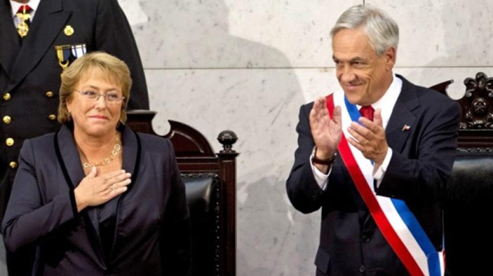Sebastián Piñera recibió los atributos del mando y ya es presidente de Chile