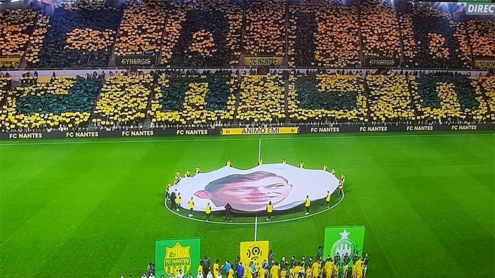 Emotivo homenaje del Nantes a Emiliano Sala