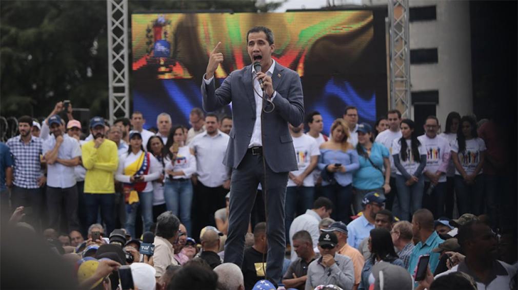 Para Guaidó hubo gente que 'no cumplió' su palabra para terminar con Maduro