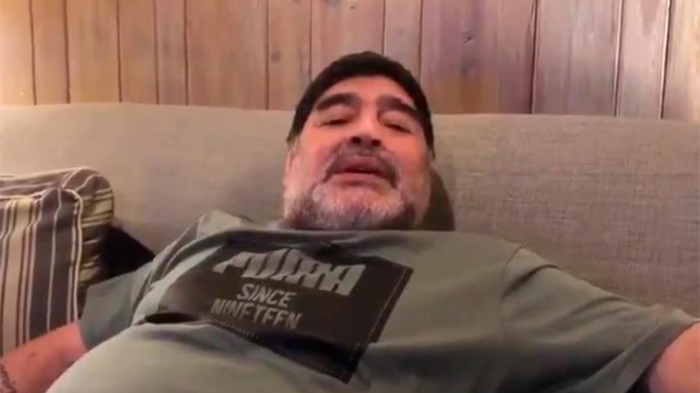 El emotivo mensaje de Maradona para Guillermo Burdisso