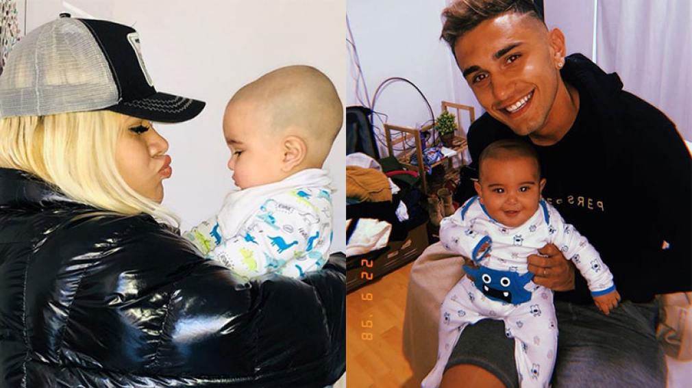 El hijo de Morena Rial cumplió seis meses y los papás lo saludaron con tiernos mensajes