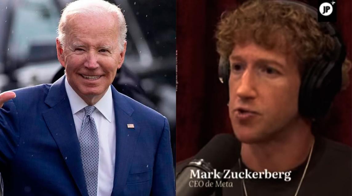 Zuckerberg reveló que Biden lo obligó a censurar contenido sobre los efectos de las vacunas Covid