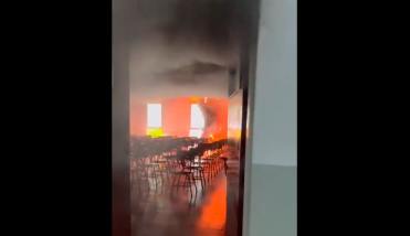 Incendio de grandes proporciones en la UCSE generó preocupación en la comunidad educativa