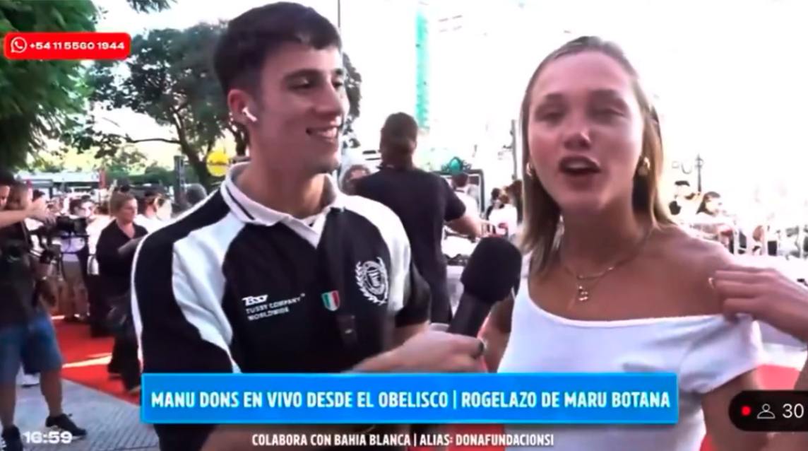 Papelón en vivo: Influencer intentó conquistar en vivo a la hija de Maru Botana y ella lo quemó