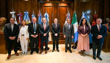 Zamora recibió a autoridades del Norte Grande en la previa de una nueva sesión plenaria