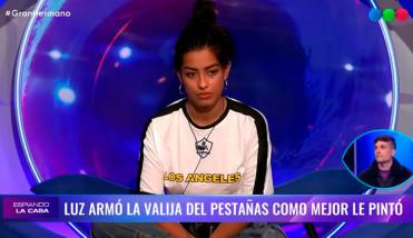 Luz quedó al borde de una sanción severa en Gran Hermano