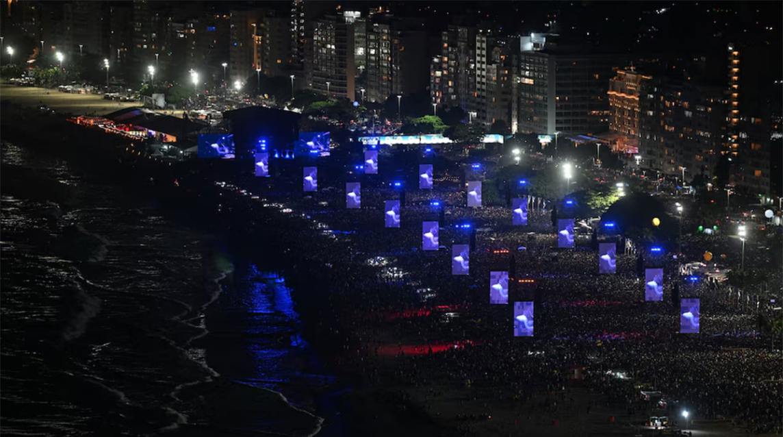 La Policía de Brasil frustró un atentado con bomba durante el multitudinario show de Lady Gaga