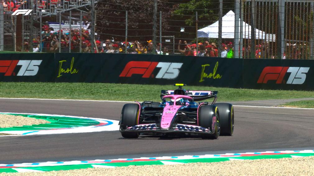 Franco Colapinto finalizó 13° y 17° en las primera prácticas libres del GP de Imola