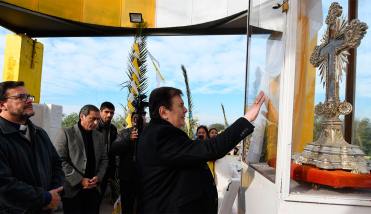 El Gobernador participó de la misa central en honor al Señor de los Milagros de Mailín