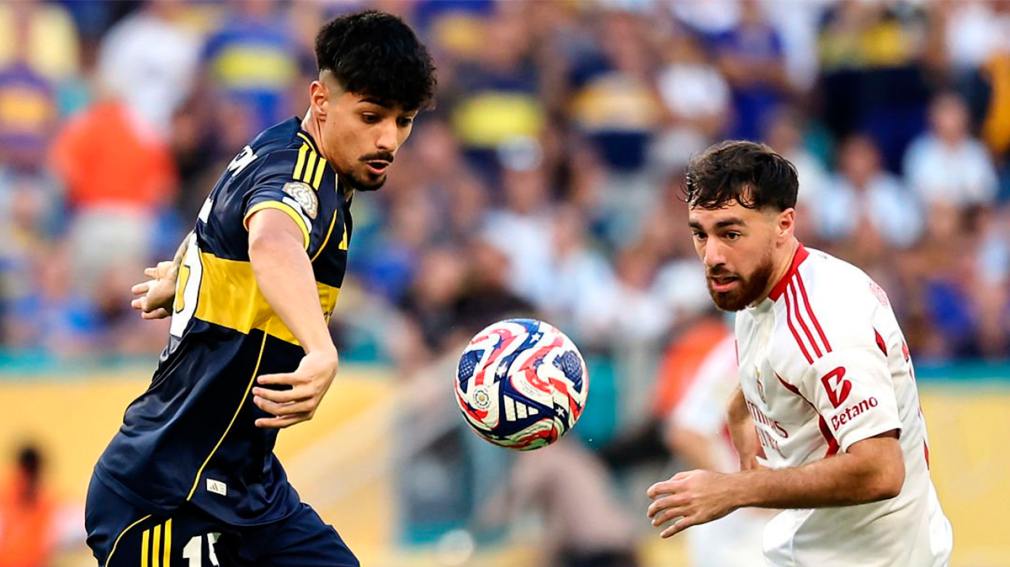 Boca no lo pudo sostener y Benfica se lo empató con goles de Di María y Otamendi