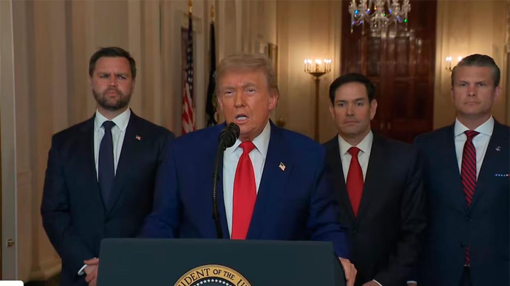 Trump habló en vivo tras el ataque a Irán: “Ningún ejército hizo lo que hicimos hoy”