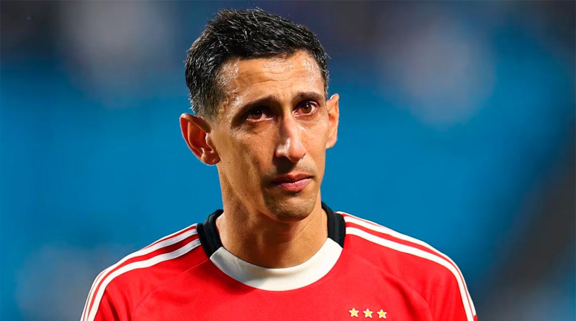  El gesto de Di María luego de perder su último partido con Benfica ante Chelsea en el Mundial de Clubes